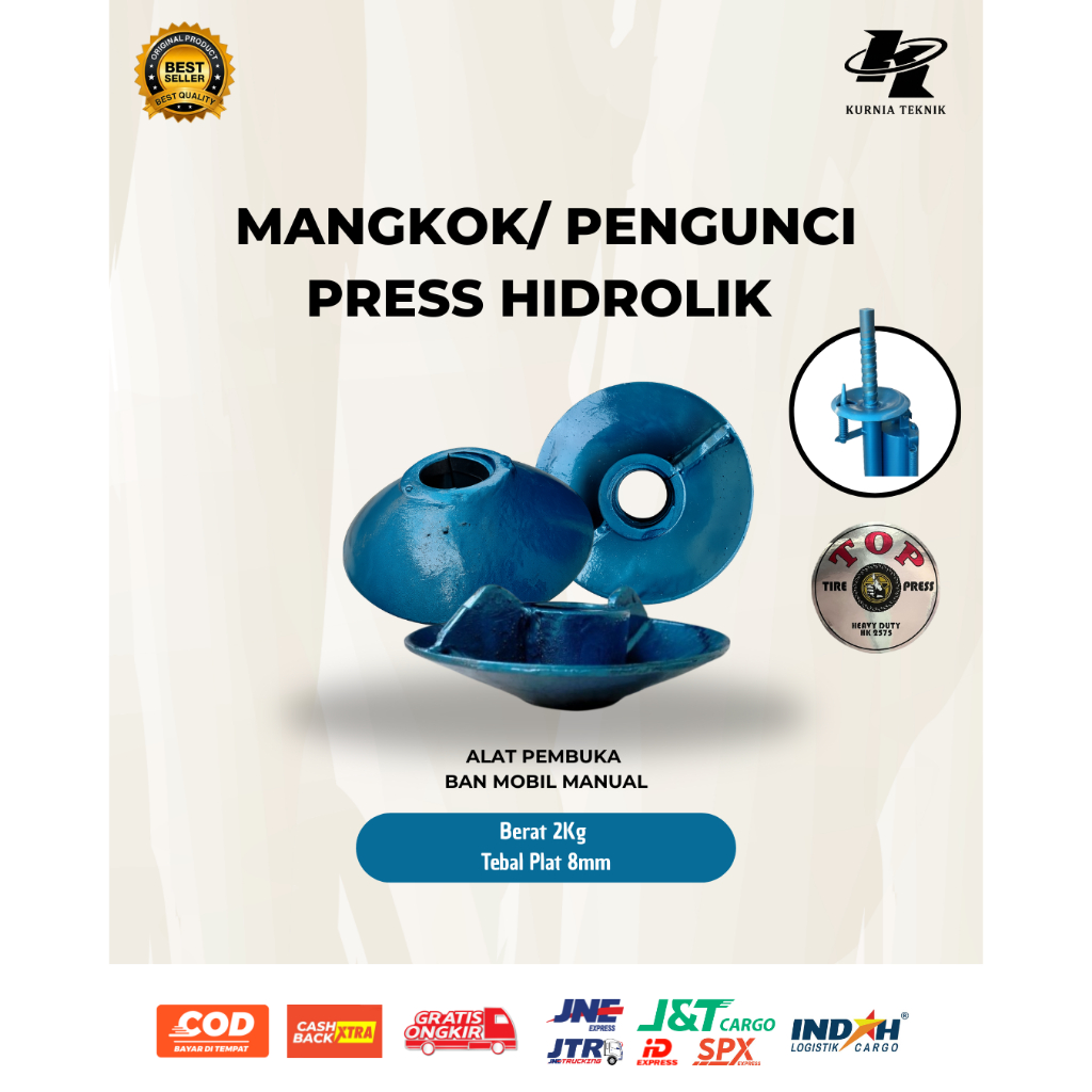 Mangkokan/pengunci Press Hidrolik Bukaan Ban Mobil Manual