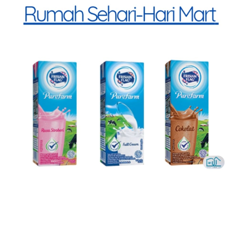 

Frisian Flag Susu Cair UHT 225mL (1 Dus Isi 36) – Cokelat, Strawberry, Full Cream