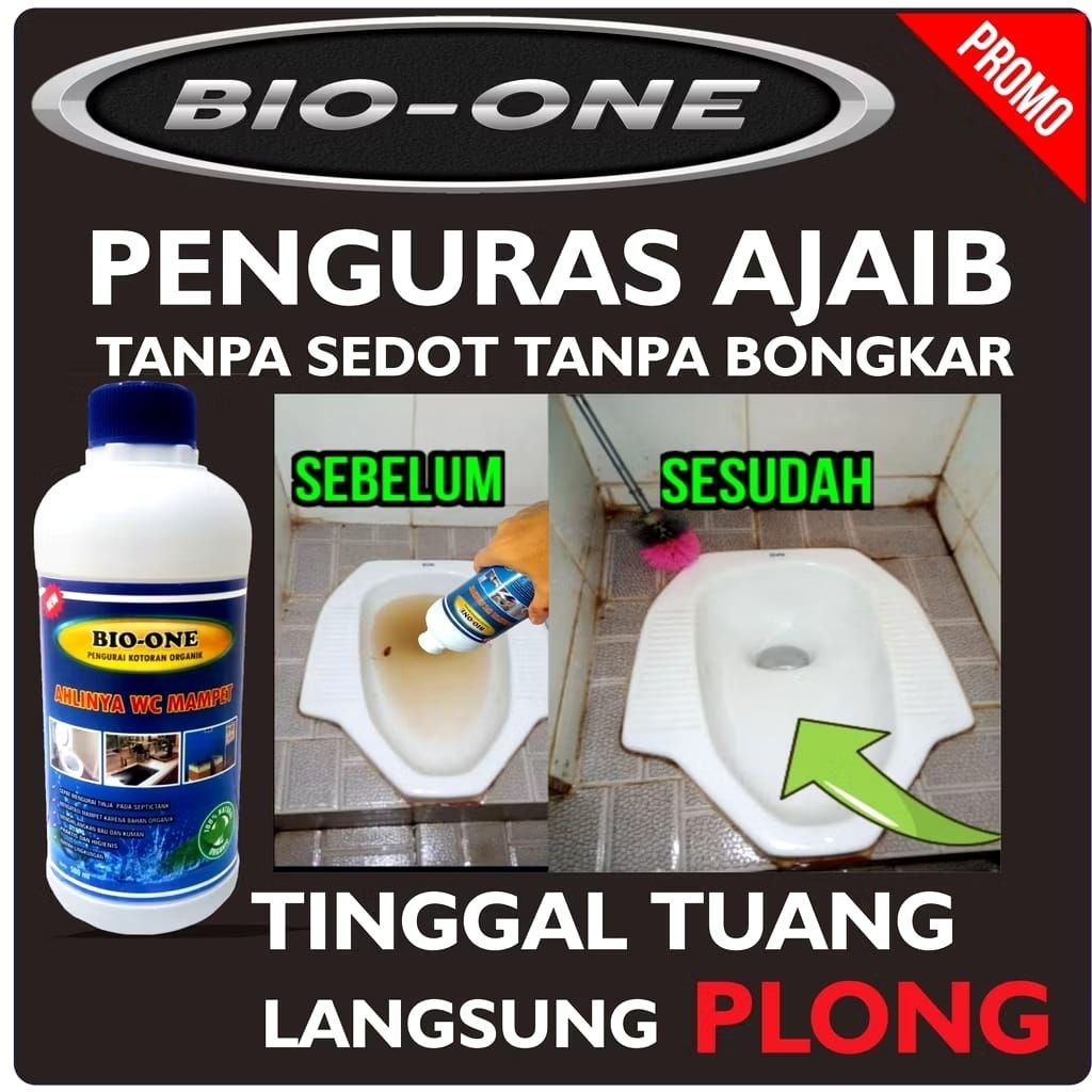 BIO ONE OBAT WC MAMPET 500ML