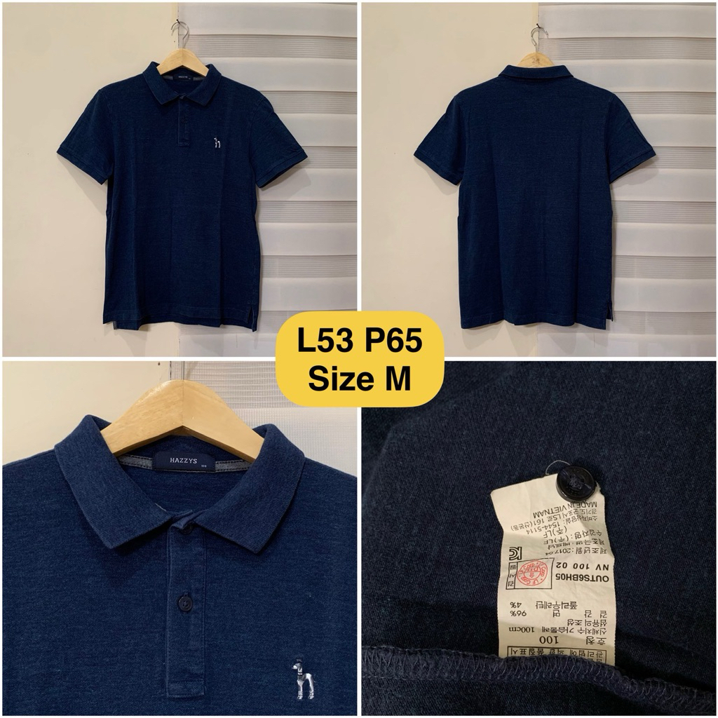 Poloshirt Hazzys Dongker Original