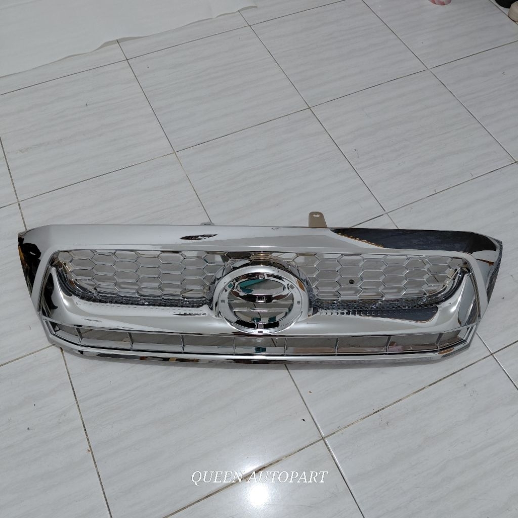 grile gril radiator depan HILUX 2005-2011 gress baru FULL CROME