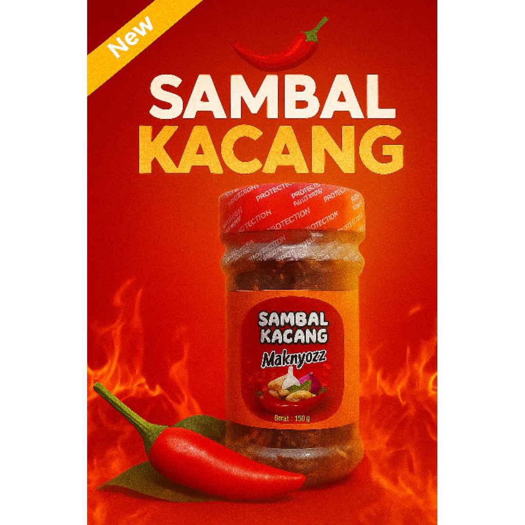 

PROMO!!! Sambal kacang maknyozz (kering)
