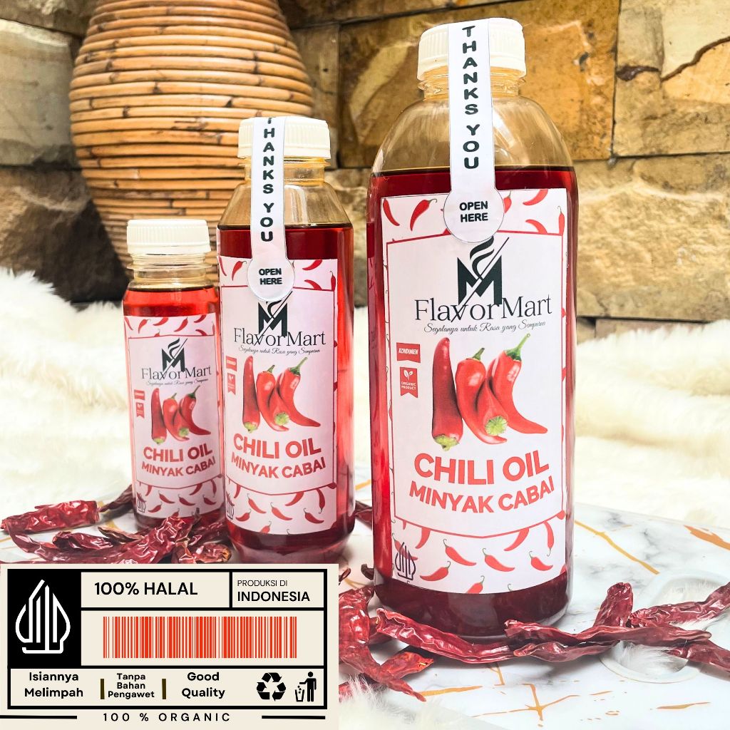 

KONDIMEN MINYAK CABAI SPICY /CHILI OIL/ MINYAK CABE PEDAS / RED CHILI OIL