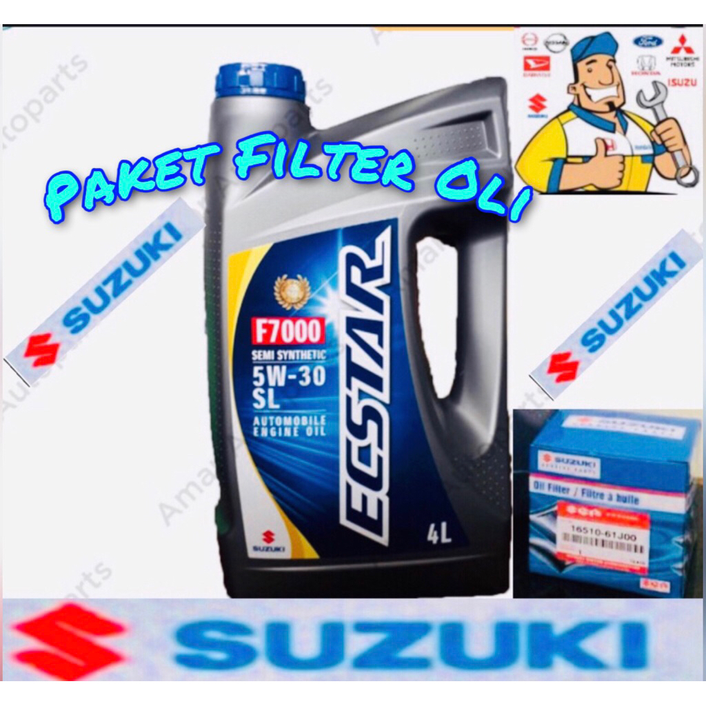 oli suzuki ecstar 5w 30 F7000 4Liter (paket)