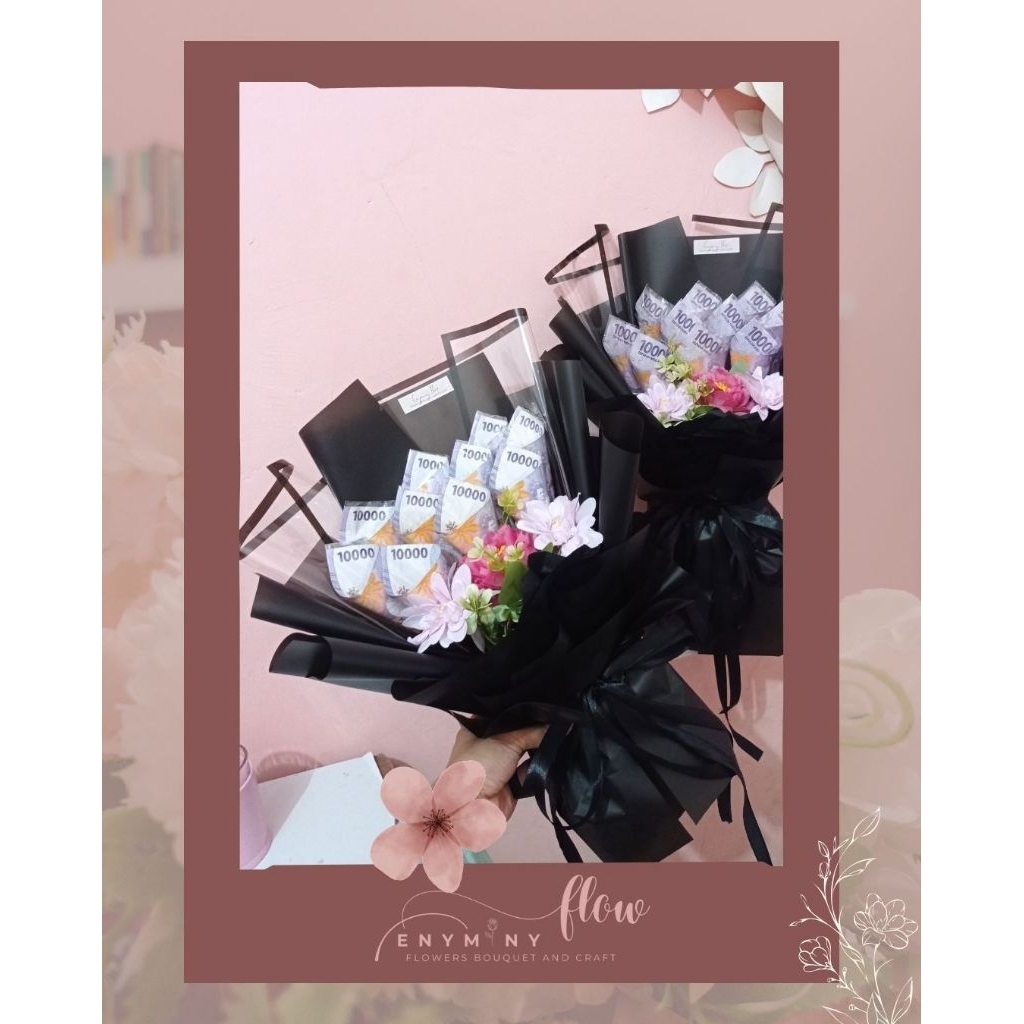 Buket Uang isi 100K (Money Bouquet) Exclusive