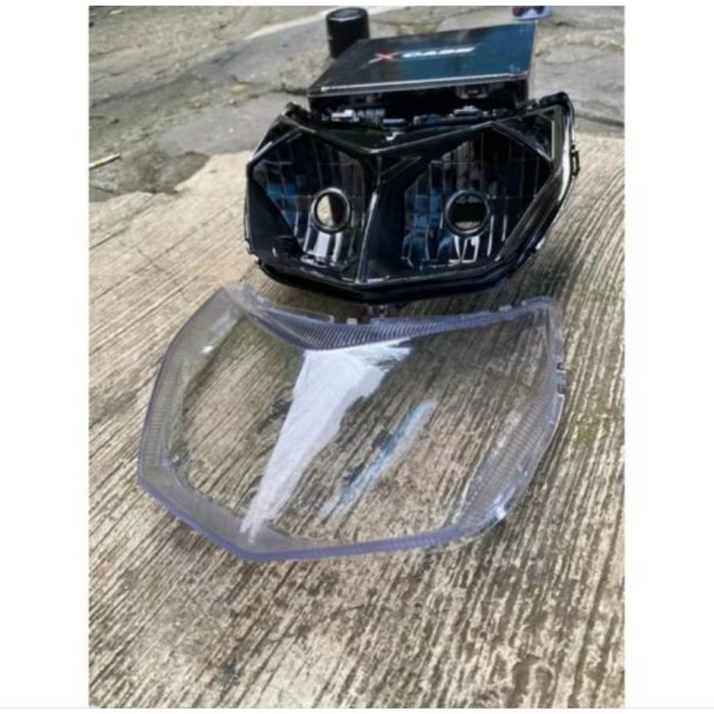 Daleman Reflektor Smoke Set Mika Supra X 125 2015 Kualitas Terbaik