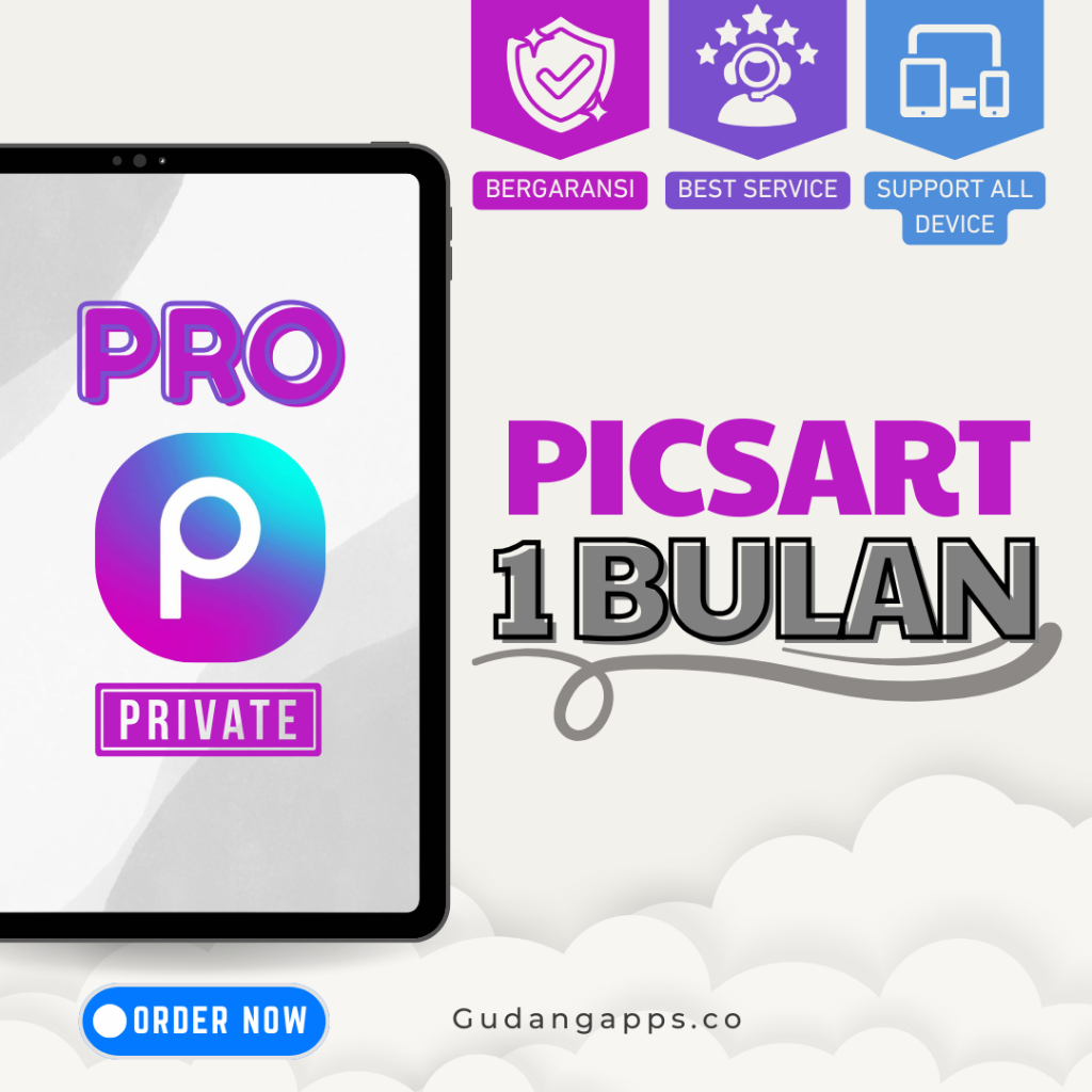 Picsart Gold Pro Premium 1 Bulan Ai Edit Photo Generator