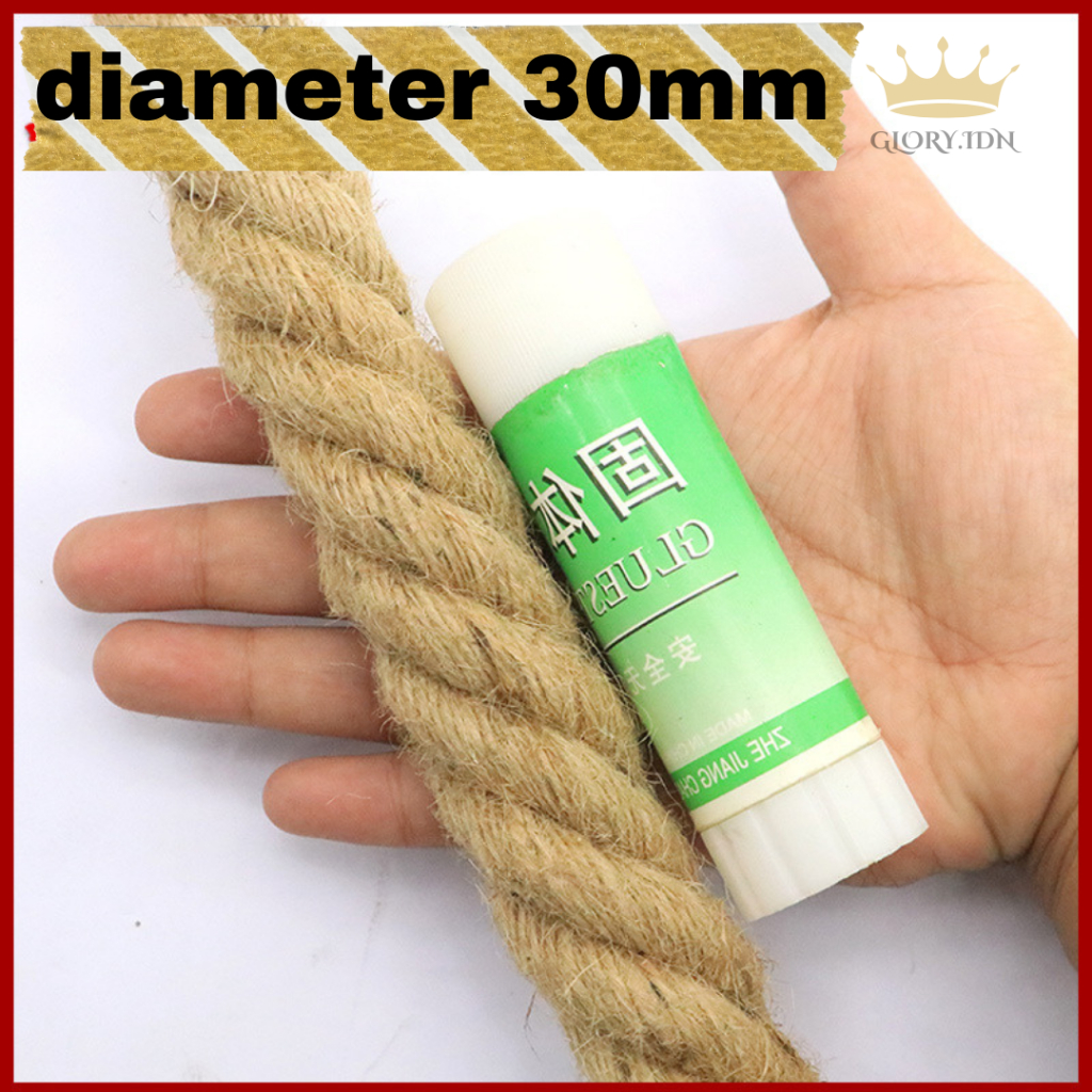 

TALI TAMBANG GONI 16 - 30MM METERAN - TALI TARIK TAMBANG PENGIKAT BARANG HIASAN DEKORASI TALI RAMI