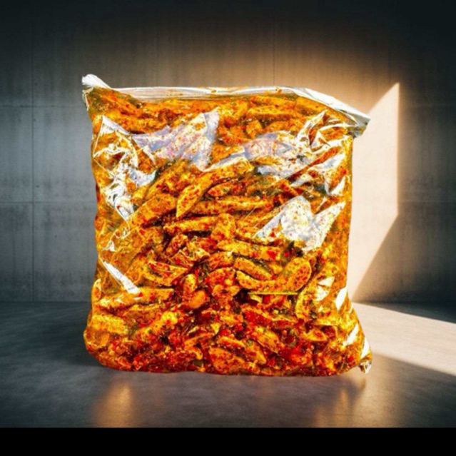 

Basreng Viral Pedas Daun Jeruk Bumbu Melimpah Kemasan 250 Gr