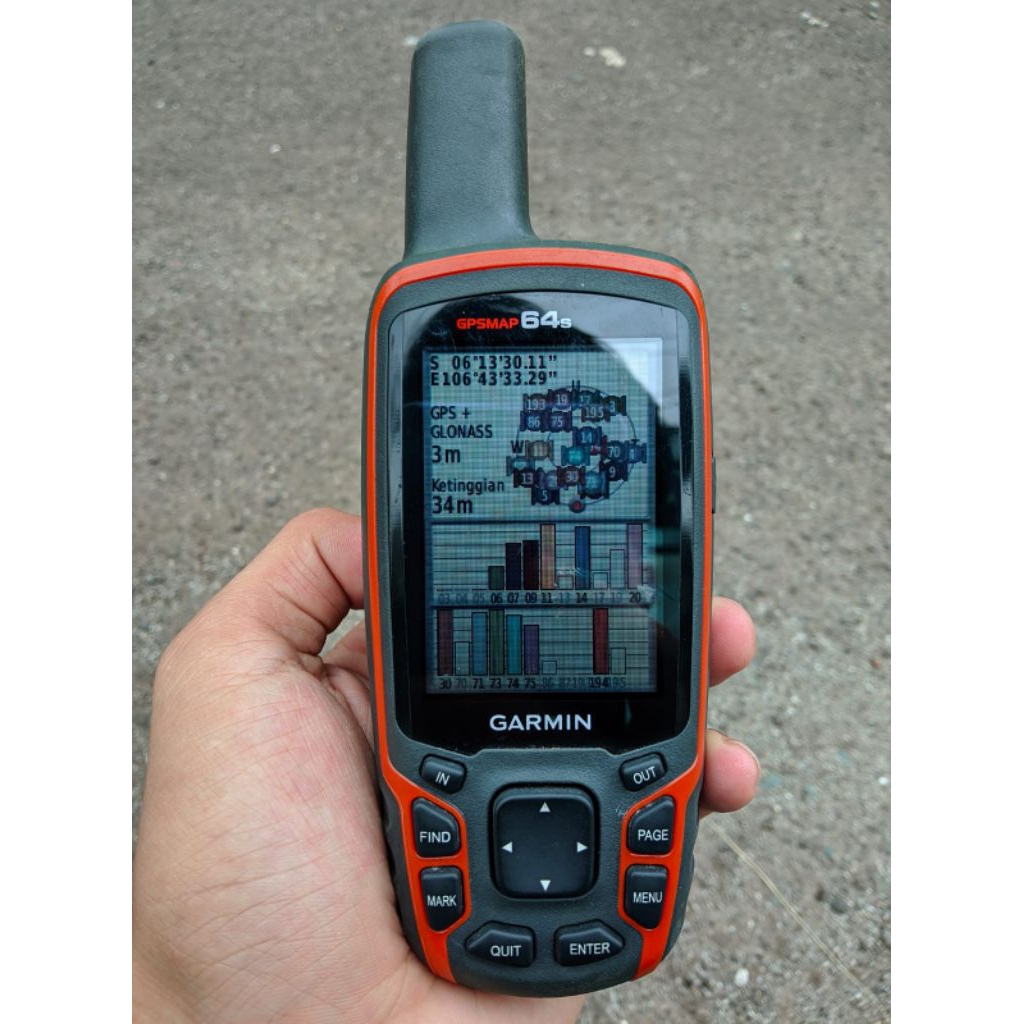 Gps Garmin 64s bekas