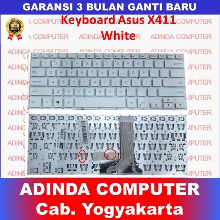 Keyboard Asus X411 S410 A411 A411Q A411U A411QA A411UA A411UF White
