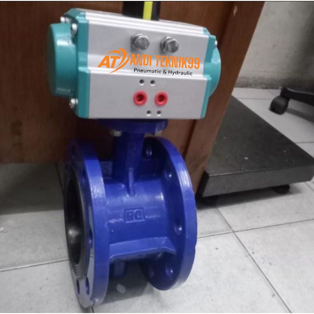 ACTUATOR BUTTERFLY DOUBLE FLANGE 4 inch