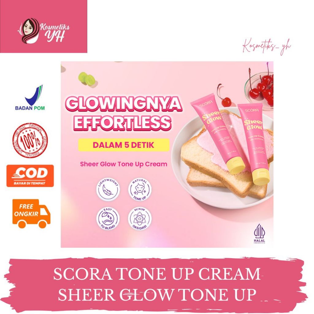 SCORA TONE UP CREAM CHEER UP TONE UP CREAM