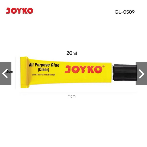 

Liquid Glue GL-0509 Lem Kertas Cair JOYKO 20ml / Lem Bening UHU