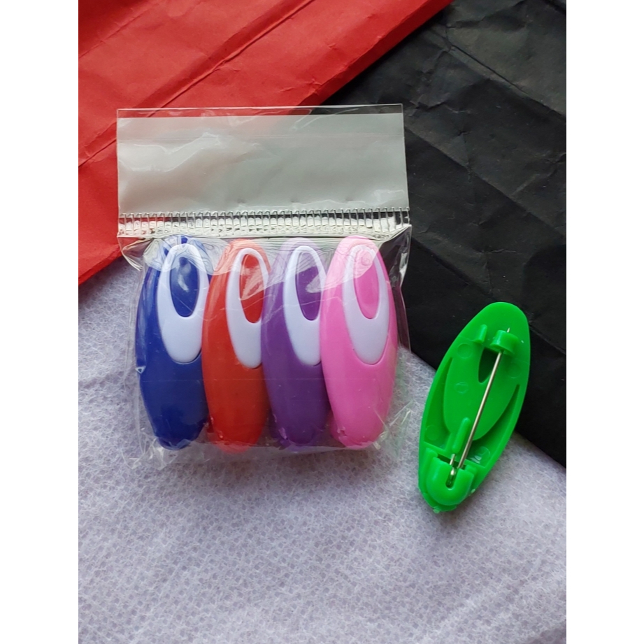 Isi 4 Pcs Peniti Hijab Pin Jilbab Kapsul Bros Kerudung Anak Dewasa