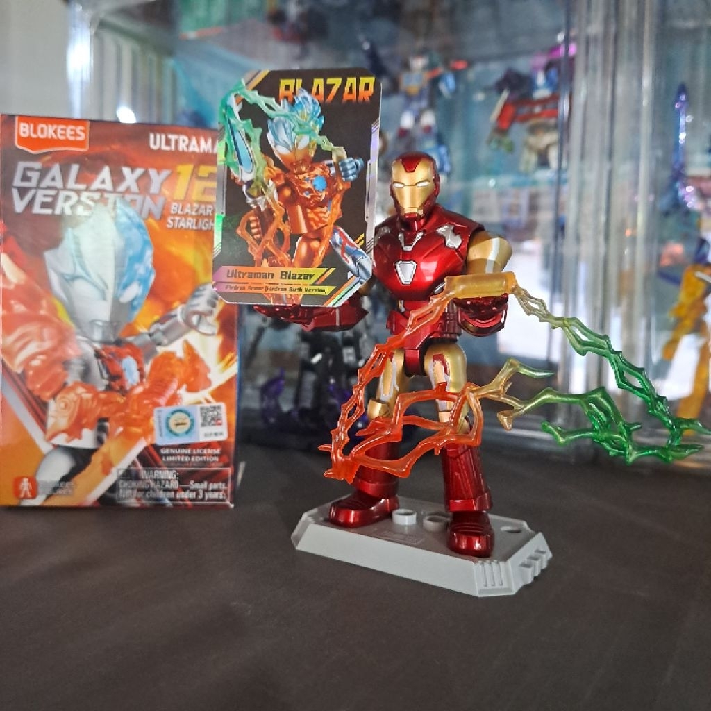 MAINAN ANAK LEGO BULUKE BULUXE ULTRAMAN 12 SUPER SECRET BLAZAR