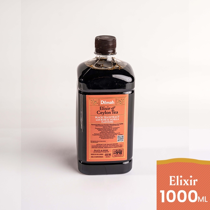 

Dilmah Elixir of Ceylon Black Tea with Rose & Vanilla Flavour 1000ML