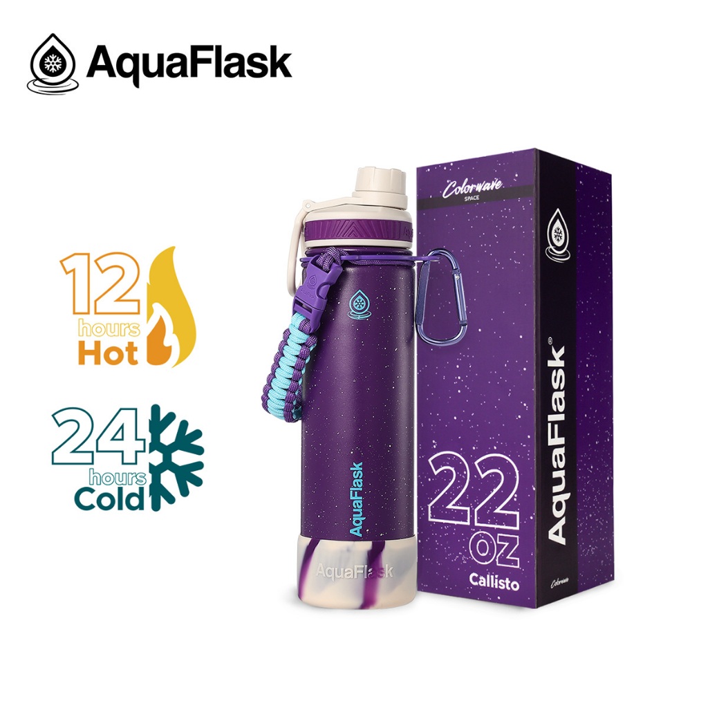 AquaFlask Color Wave Collection Bottles/Tumbler 22oz / 40oz - Atlas