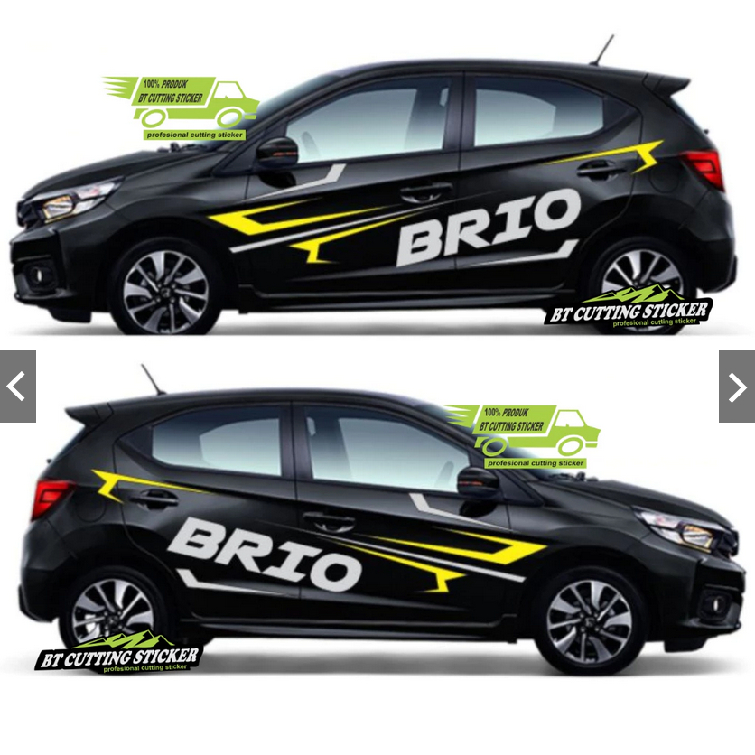 Sticker mobil honda new brio stiker variasi honda brio stiker mobil keren honda brio
