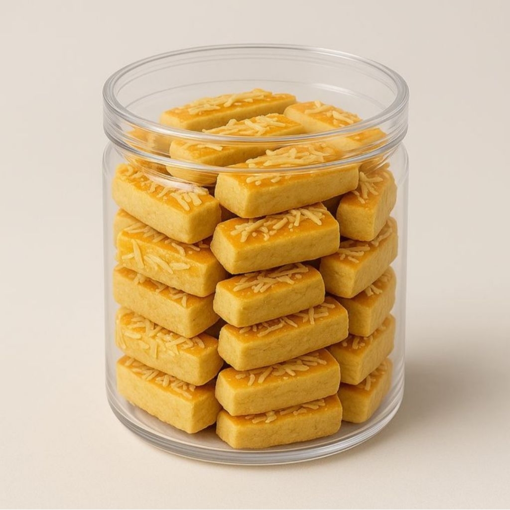 

Kastengel Keju Premium Homemade – Cemilan Kue Kering Asin Gurih
