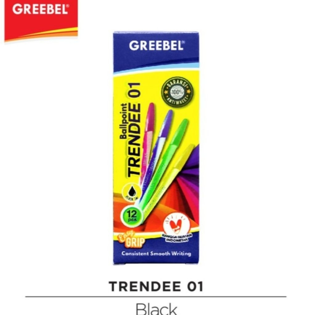 

(Lusinan) Greebel Pulpen Bolpen / Classmate 0.5 Hitam