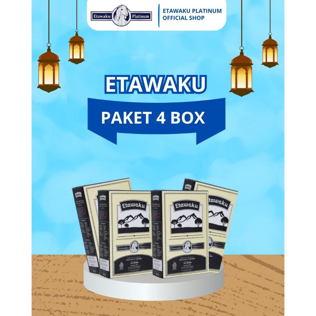 

ETAWAKU PLATINUM ORIGINAL PAKET 4 BOX REDAKAN PERNAFASAN