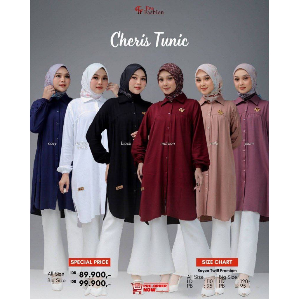 Cheris Tunik Bigsize Fee Fashion