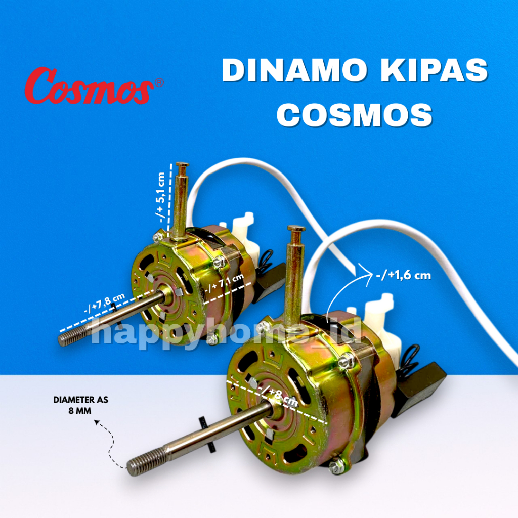 [Cosmos 16-SN Twino] DINAMO MESIN MOTOR FAN COSMOS 16-SN TWINO – DINAMO KIPAS ANGIN DUDUK/BERDIRI 16