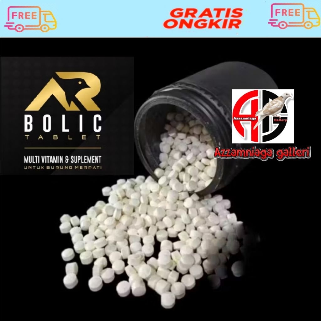 ARBOLIC / VETABOLIC VETAFARM  OBAT PERTUMBUHAN TULANG DAN OTOT BURUNG MERPATI