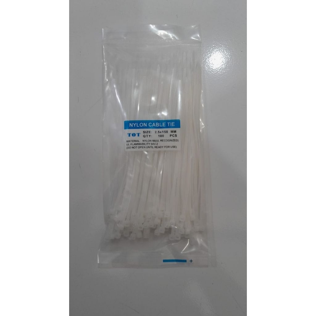 

Kabel Ties 2.5x150mm isi 100pcs Nylon Cable Tie 15cm Insulock Tis 15 cm 2.5 x 150 mm Insulok pcs