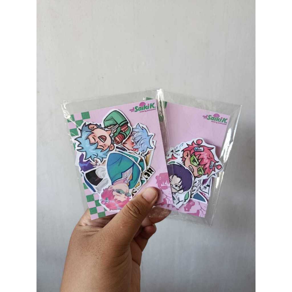 

Sticker set Chibi Saiki Kusuo All character Glossy