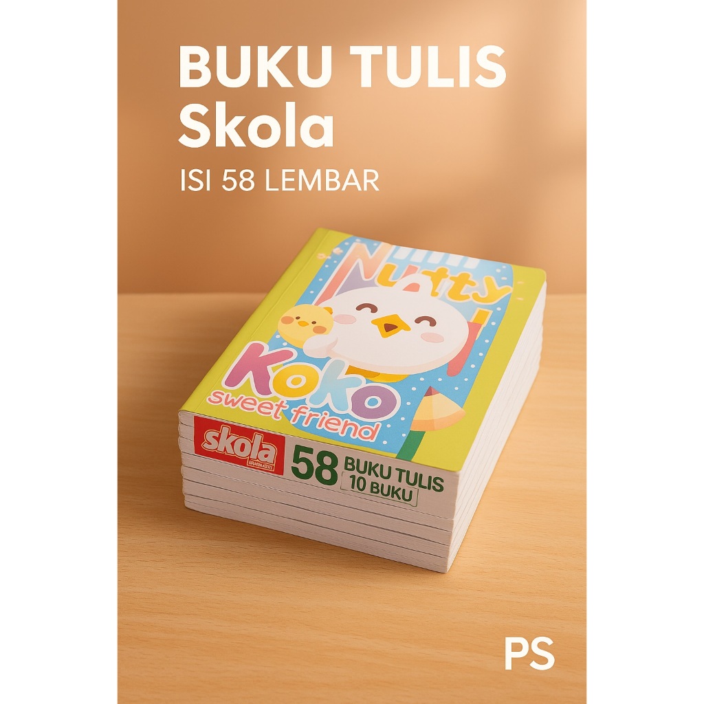 

Buku Tulis Skola By Sidu 58 Lembar | 10 Buku | Motif Anak Lucu
