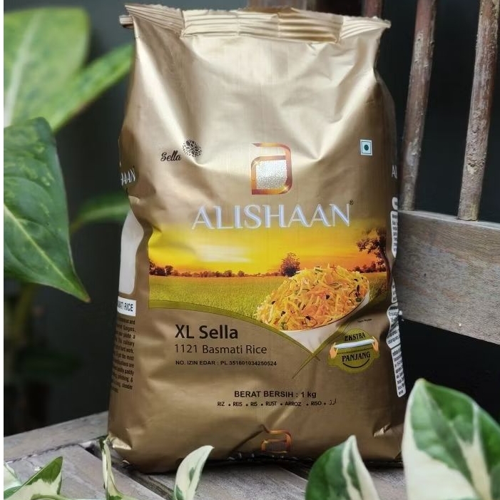 

1KG Beras Basmati Premium Alishan KEMASAN ASLI baik untuk kesehatan Dan diet