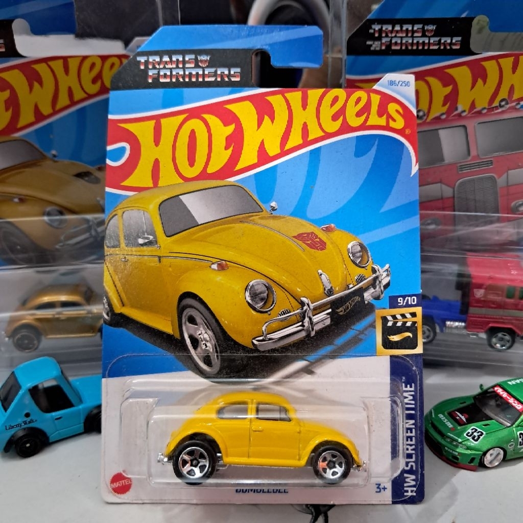 HotWheels transformers bumblebee kuning- Hot Wheels bumblebee transformers kuning