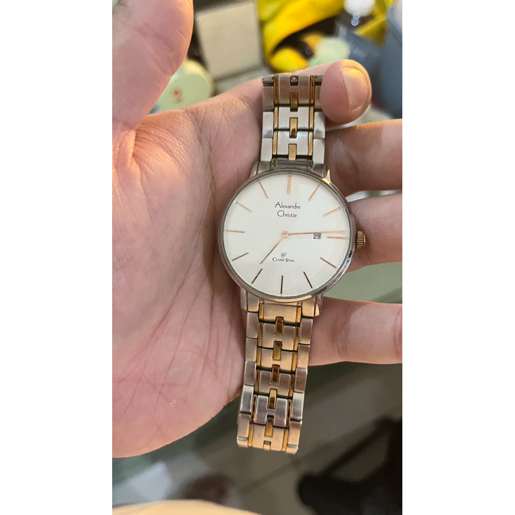 Jam bekas Alexander Christie Bekas Clasic steel
