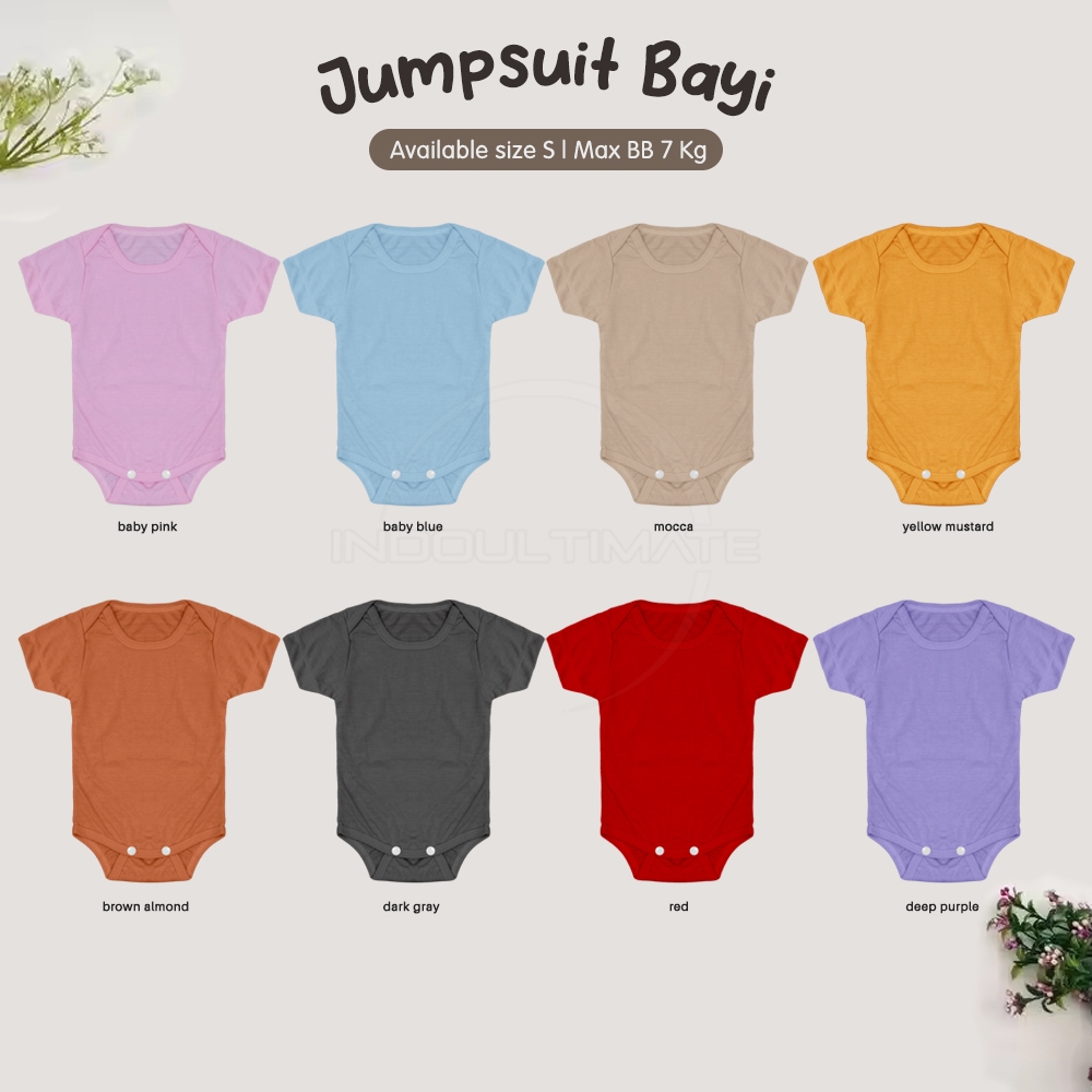 Baju Bayi Baru Lahir Jumpsuit Bayi TIPPY TOES Jumper Bayi Baju Bayi Perempuan Laki Laki Jumper Bayi 