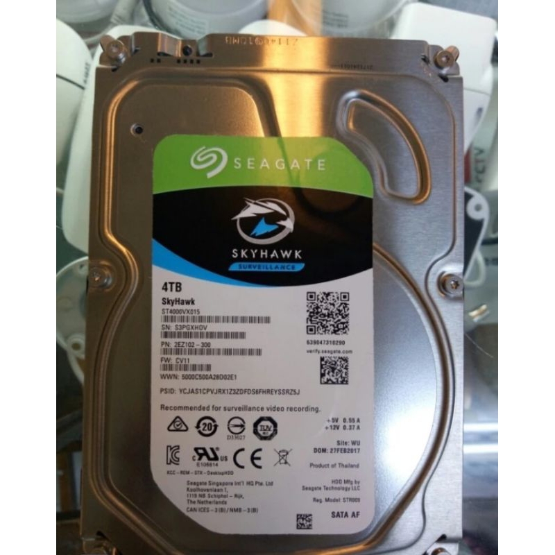 HDD/Hardisk 4Tb seagate SKYHAWK