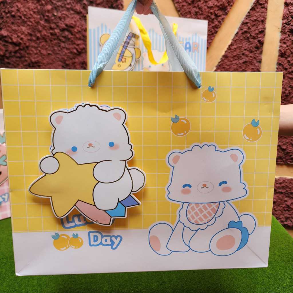 

DTV STORE - Goodie Bag Karton 3D Motif Timbul Tas Hantaran Lebaran Ulang Tahun Hampers Acara Paper Bag Aneka Motif Lucu Tas Jinjing Anak Souvenir Pembungkus Hadiah Ultah