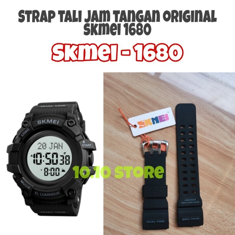 STRAP TALI JAM TANGAN ORIGINAL SKMEI 1680 SKMEI 1358 SKMEI1680 SKMEI1358 SK-1680 SK-1358 SK 1680 SK 