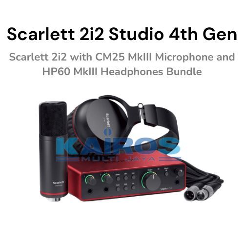 Focusrite Scarlett 2i2 Studio 4th Gen