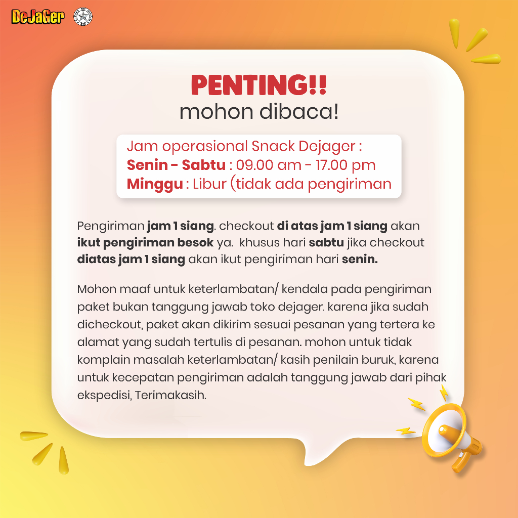 

Dejager Net rasa BBQ (1 pack isi 10 pcs)