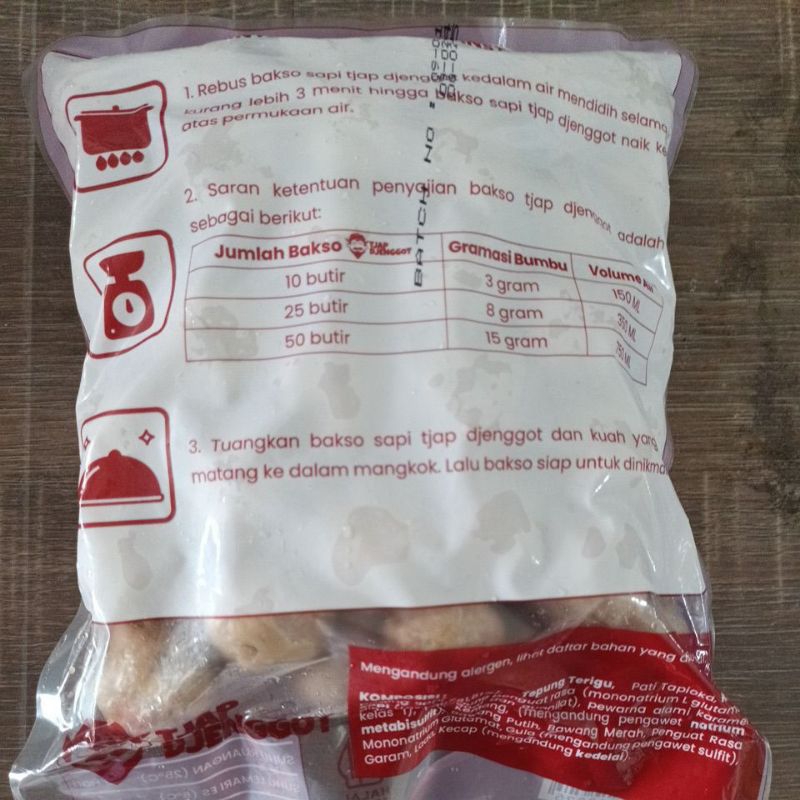 

Cap Jenggot Bakso Sapi + Bumbu 500 gr