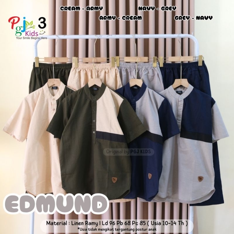 ALFATH SAGUNA_ABIZAR SET PGJ / CHAIRIL KOKO SET ATASAN + CELANA OUTFIT ANAK REMAJA LEBARAN KEREN BAH