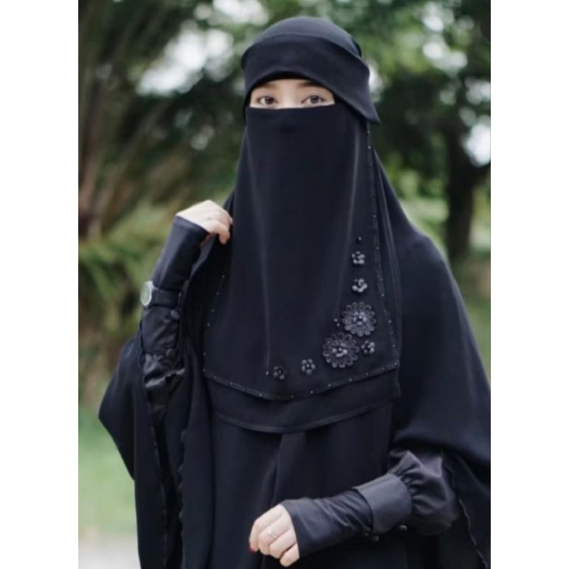 Niqob Bandana niqob cadar niqob yaman cadar bandana poni