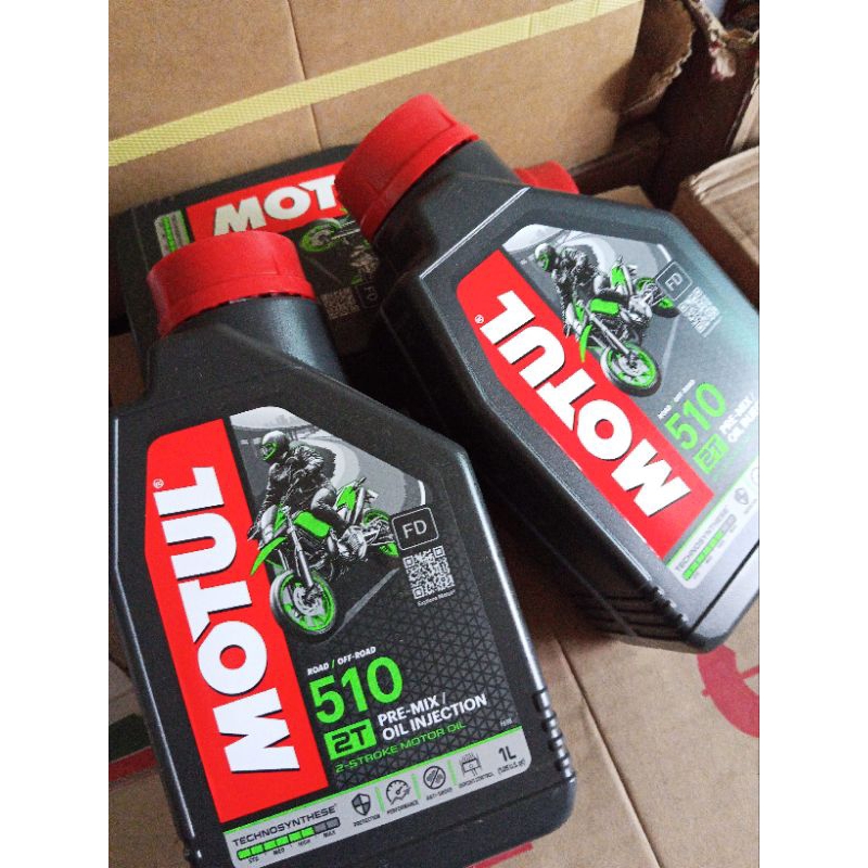 Motul 510 2T (1L) Oli Samping 2T / Oli Mesin Motor 2T - ORIGINAL