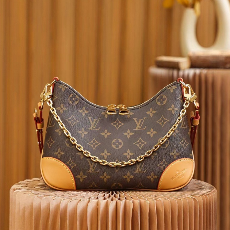 [100% authentic/ Box+dust bag]Louis Vuitton LV BOULOGNE Women's shoulder handbags/Ransel Wanita/Tas 