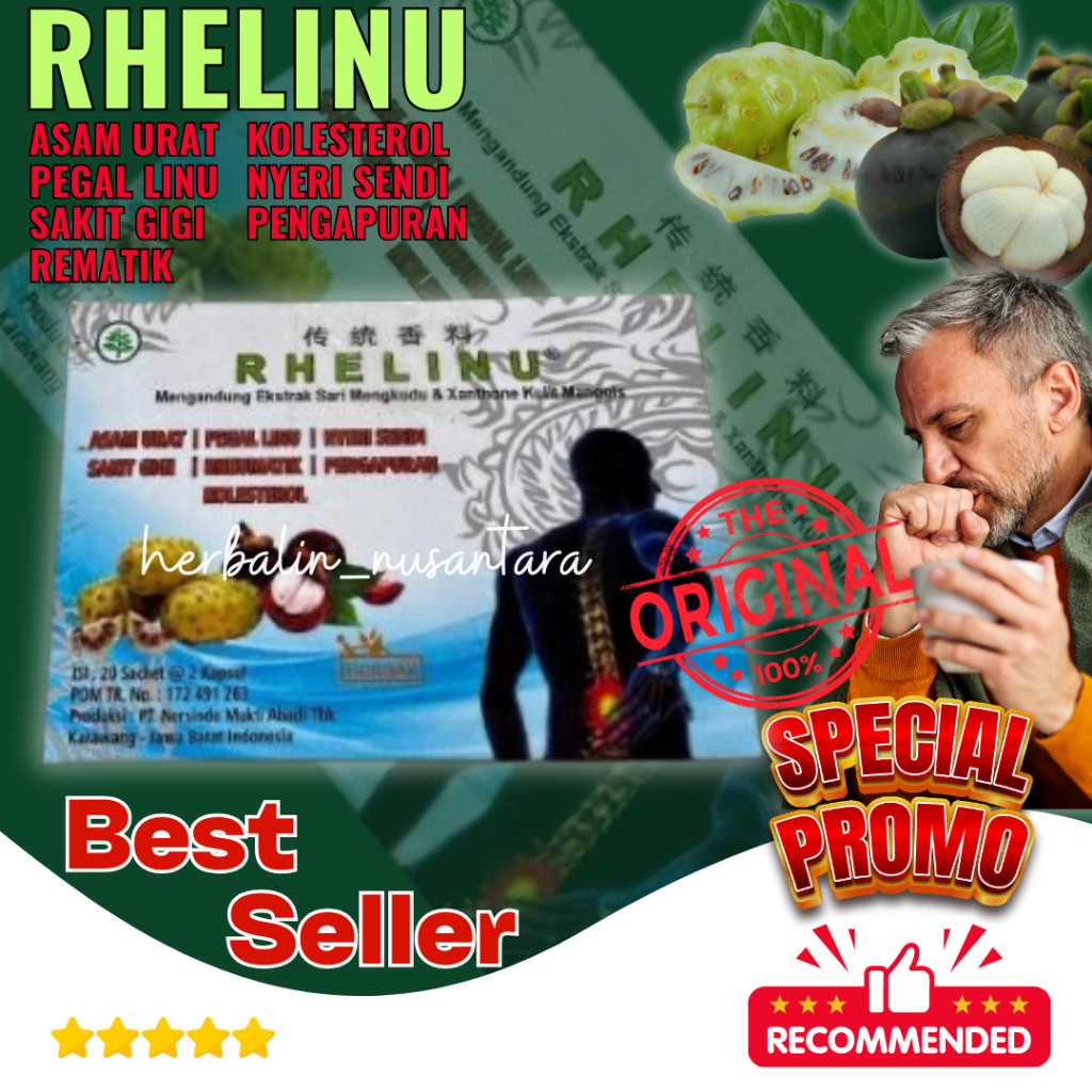 

Kapsul Rhelinu 20 Sachet Original 100%