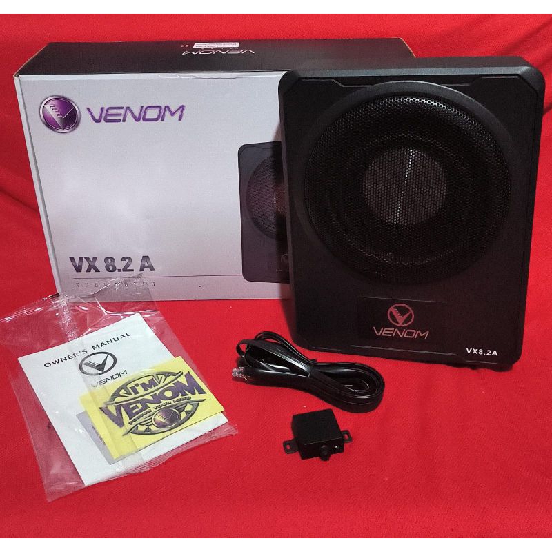 VENOM VX 8.2 A Subwoofer Kolong Aktif  - Subwoofer Kolong Aktif Slim Venom Venom- Yaafi car audio