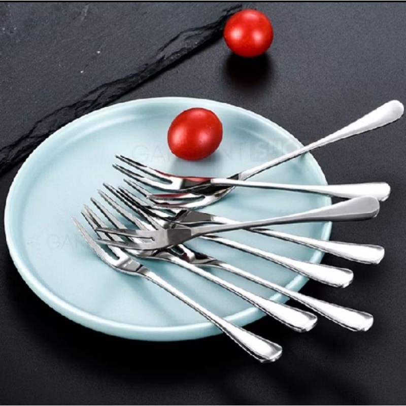 GARPU BUAH STAINLESS / GARPU KUE / GARPU ROTI