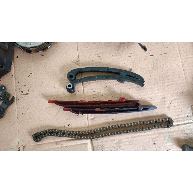 rantai keteng set Kawasaki athlete original